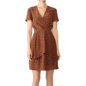 Slate & Willow rust Leopard Print Dress